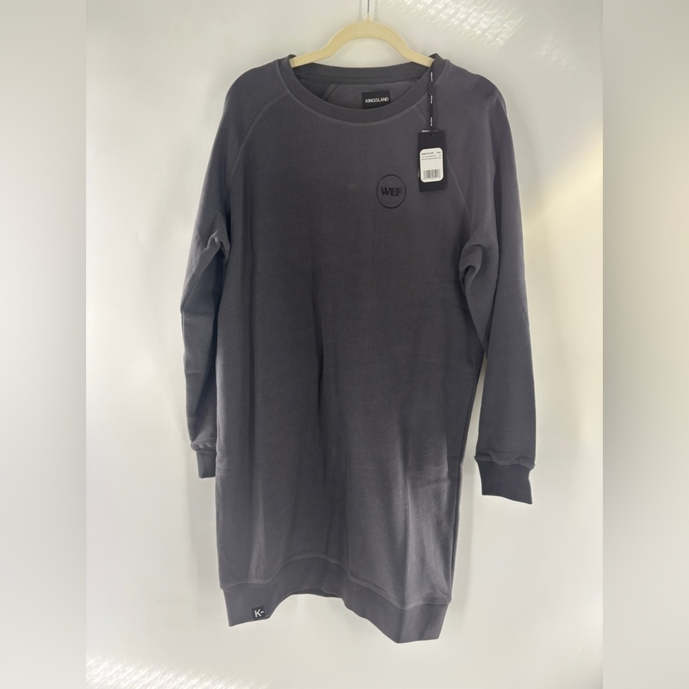 Kingland Boston Ladies Oversize Sweater Grey